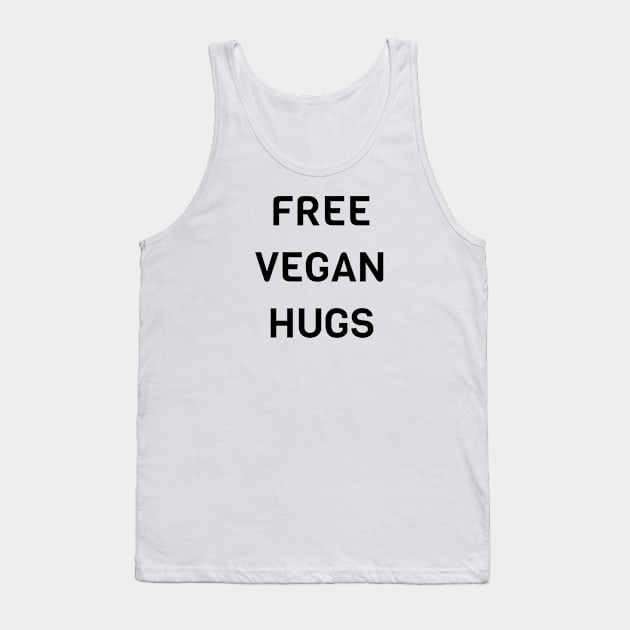 Free Vegan Hugs Tank Top by Jitesh Kundra